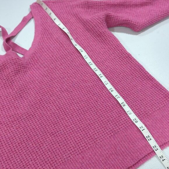 Anthropologie Sweater Womens Large Purple Maeve Strappy back - Picture 8 of 8